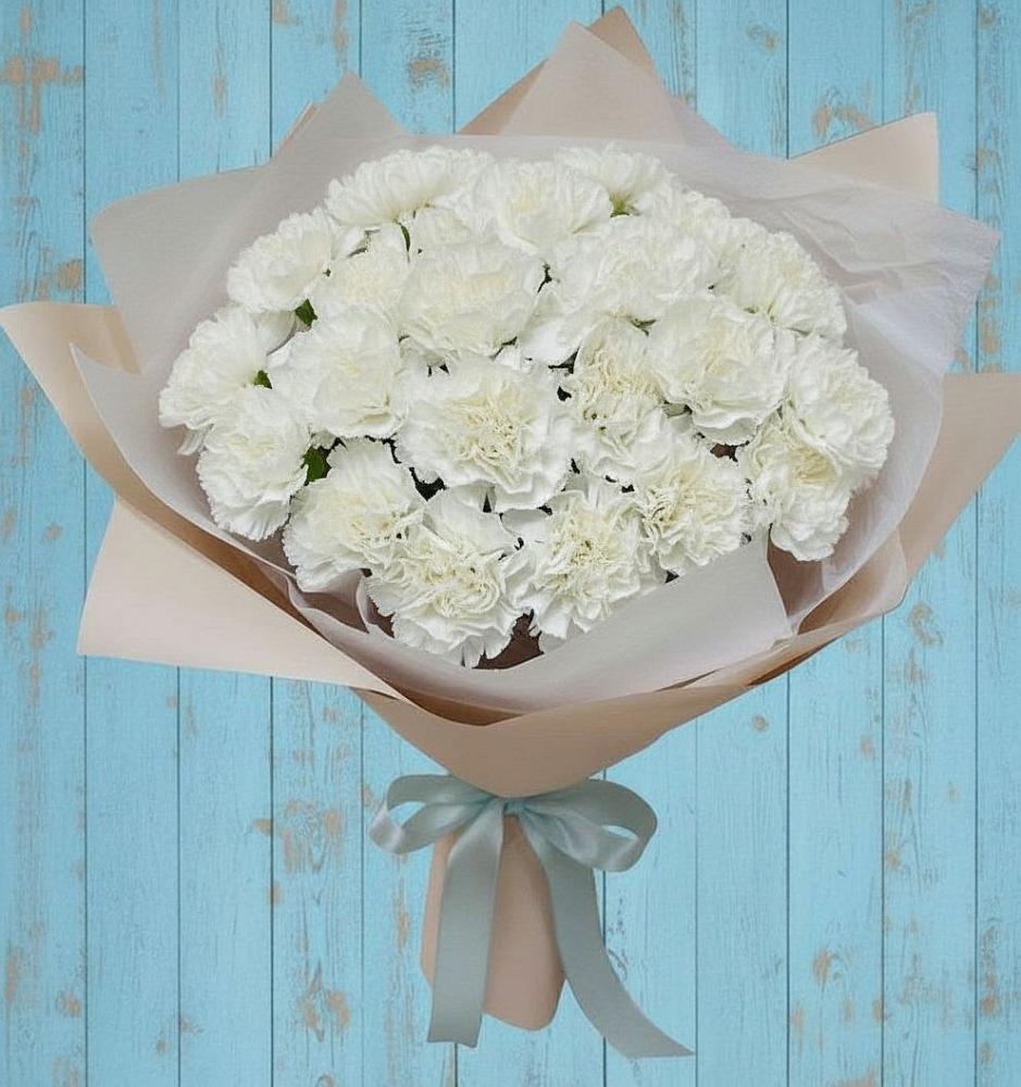 Букет цветов из: Гвоздики в Чиколе