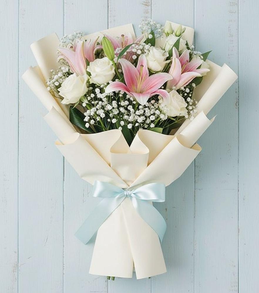 Букет цветов из: Лилии в Чиколе