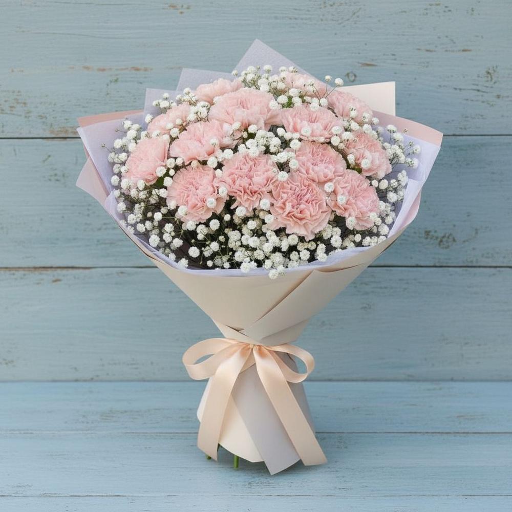 Букет цветов из: Гвоздики в Чиколе