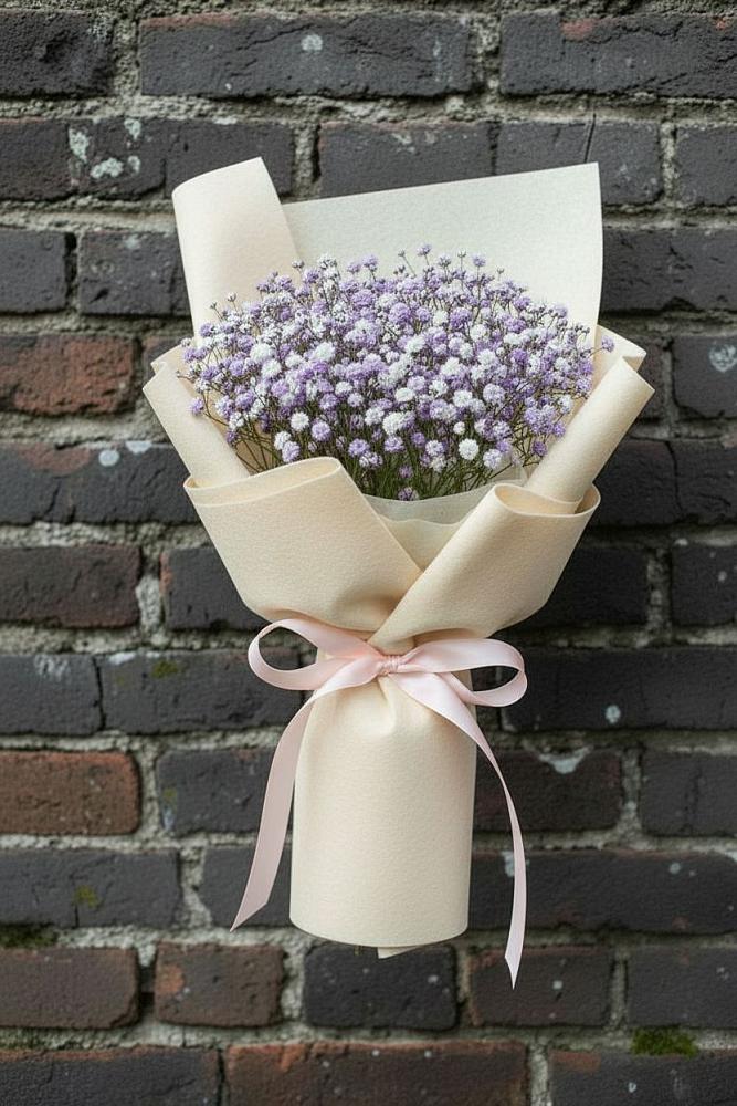 Букет цветов из: Гипсофила в Чиколе