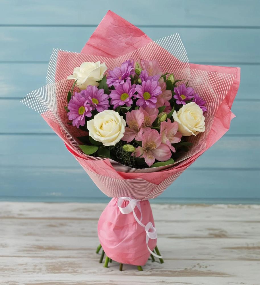 Букет цветов из: Герберы в Чиколе