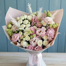 Букет цветов из:  Альстромерии и Розы в Чиколе